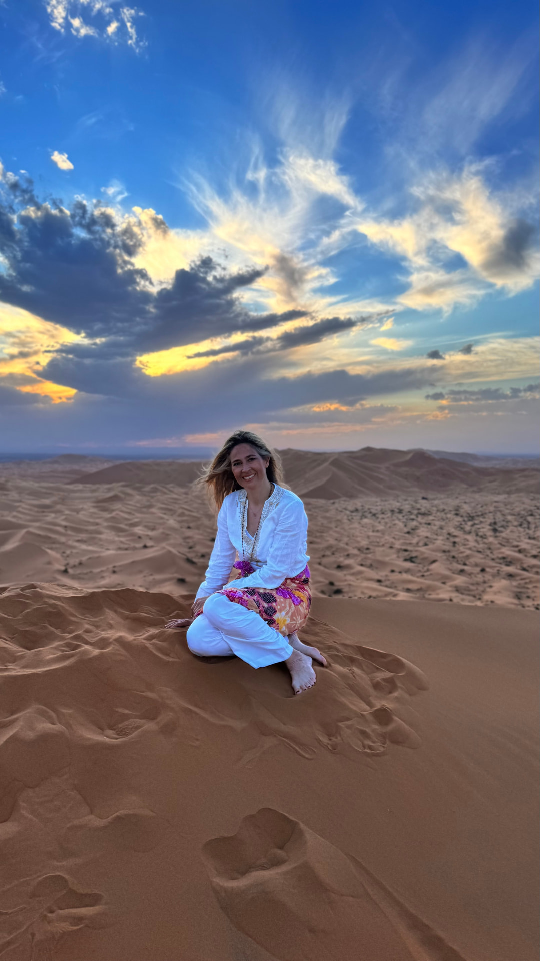 Ana in der Sahara